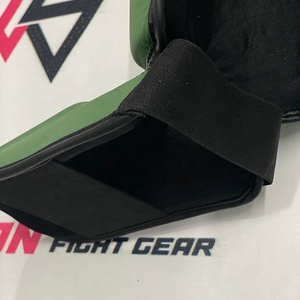 Protections de tibia professionnelles en cuir de haute qualité pour entraînement, boxe, Muay Thai, MMA, Kick Boxing – Vendeur OEM - Product Image 5