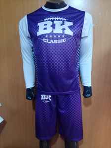 T-shirt à manches longues en jersey spandex et coton brodé sur mesure pour hommes avec teinture par trempage du dernier logo imprimé Tissu tricoté Photos réelles - Product Image 5