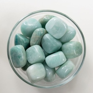 Premium Quality <b>Magical</b> Crystals Eco-Friendly Natural Amazonite Tumbled Oval Crystals Beautiful Blue Green <b>Mineral</b> Stones - Product Image 4