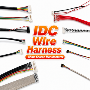 IDC线束 0.6 0.8 1.0 1.2 1.5mm 间距 无剥皮穿线端子电缆 2-24Pin 低压定制 OEM - Product Image 1