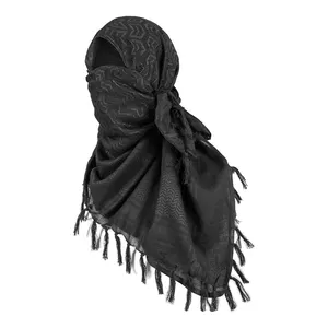 2024 Men's Shemagh Head & Neck Shemags Desert Scarf Head Neck Muslim Arabs Scarf Arab Wrap With Shemags