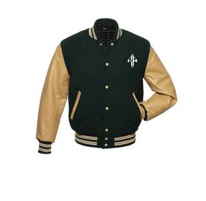 Chaqueta de invierno con logotipo personalizado de la mejor calidad, chaqueta universitaria con cuello acanalado transpirable de poliéster 100% de ATLANTIC - Product Image 3