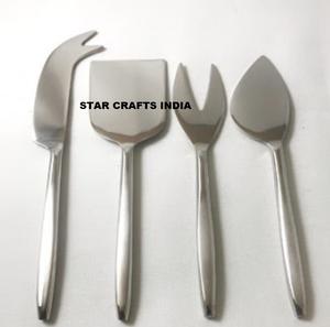 Wholesale Silver-Finished <b>Stainless</b> <b>Steel</b> <b>Cutlery</b> Set for Western Dinner for Weddings Back to School Restaurant Quality Flatware - Product Image 2