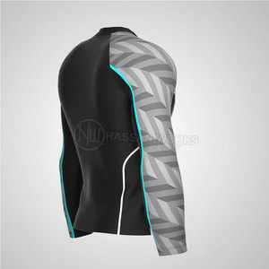 Manches longues respirantes écologiques à séchage rapide Rash Guard pour hommes Service OEM Vêtements de fitness - Product Image 4