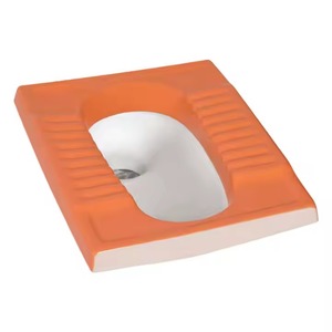 Inodoro Orissa Pan de sentadillas de baño de cerámica blanca de bajo precio, artículos sanitarios de baño a la venta - Product Image 5