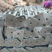Base de support réglable en acier galvanisé pour échafaudage, tête en U, pour la construction, prix économique