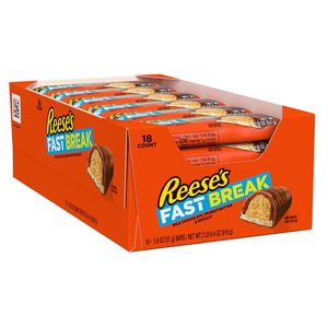 Barras de Caramelo con Mantequilla de Maní y Turrón REESE'S FAST BREAK, 1.8 oz (Paquete de 18) - Product Image 6