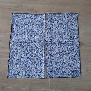 Serviettes en tissu imprimé en coton de haute qualité avec bord de broderie mouchoir festonné accessoires de linge de Table intérieur extérieur - Product Image 1