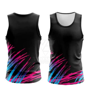 Camiseta sin mangas con estampado por sublimación para mujer, camiseta sin mangas de tela suave para fitness y uso diario - Product Image 5