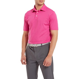 Polo de golf pour hommes en coton et polyester, style nouveau, haute qualité, respirant, vente en gros OEM - Product Image 2