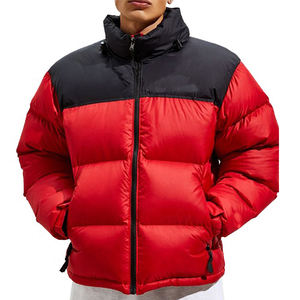 Vente en gros de vestes d'hiver légères en duvet pour hommes fabrication d'un manteau à capuche avec col montant et logo avant Chine - Product Image 5