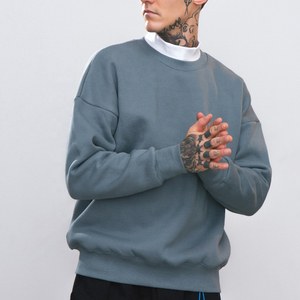 Beautiful Oversized Crewneck Sweatshirt Spring Autumn Pullover with Embroidered Cartoon Print New <b>Fleece</b> Made Polyester/Cotton - Product Image 3