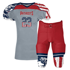 GUANTES aprobados por atletas Uniforme de fútbol americano de la ciudad con Jersey a prueba de desgarros y pantalones absorbentes de impactos Ideal para entrenamientos de campo - Product Image 1