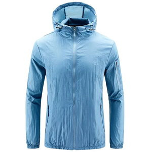 Vestes de Baseball Décontractées Respirantes pour Hommes Prix d'Usine Vente en Gros Tissu de Toile à Capuche - Product Image 1