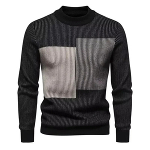 Matériau durable sur mesure pour hommes Pull à argyle à manches longues Vente à chaud Pull à argyle respirant avec de nouveaux designs - Product Image 5