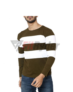 Camiseta deportiva de alta calidad para hombre, Color personalizado, patrón sólido, súper cómoda, transpirable, de punto, tarifa al por mayor, servicio OEM - Product Image 1