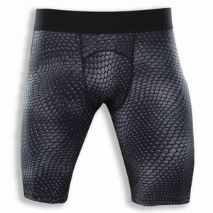 Short de gymnastique d'été à impression personnalisée pour hommes Short de compression d'entraînement avec motif solide pour la course à pied sportive - Product Image 1