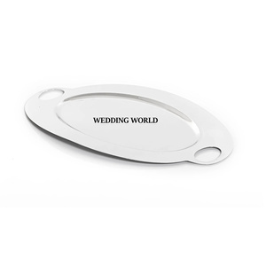 Stainless Steel Chocolate <b>Tray</b> <b>Mirror</b> Polished Designer Serving Platter Classic Stylish Fancy Chocolate <b>Tray</b> - Product Image 1