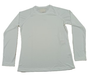 เสื้อยืดโพลีสเตอร์สำหรับผู้หญิงสำหรับ100% ลำลองสีพื้น - Product Image 5