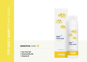Jabón de Espuma Suave para Bebés TTO 200ml Limpiador Delicado con Aceite de Manzanilla, Aceite de Árbol de Té y Vitamina E, Antibacterial e Hidratante para la Piel - Product Image 2