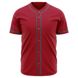 Maillot de baseball unisexe personnalisé de haute qualité avec manches courtes et short style chemise à boutons impression entièrement personnalisée quantité minimale de commande bas - Product Image 2