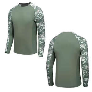 Nouvel arrivage UPF50 + Performance Sportswear Chemises de pêche à manches longues Camo Design Hiver Polyester Ensembles respirants Protection solaire - Product Image 6