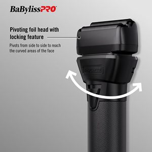 Afeitadora Eléctrica para Hombre con Batería Intercambiable, Doble Lámina para un Afeitado Preciso, Larga Duración, Cabezal Giratorio para Cara y Cuerpo - Product Image 3