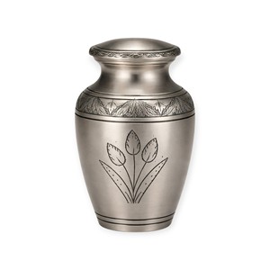 โกศเก็บอัฐิสัตว์เลี้ยงสีน้ำเงินเมทัลลิก พร้อมลวดลายรอยเท้าสำหรับเก็บอัฐิเพื่อเป็นที่ระลึก - Product Image 5