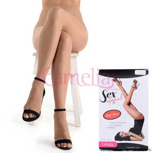 Pantimedias para Mujer con Punta Descubierta Mod. Medias de red opacas transparentes con patrones, de material de elastano, con estribo, tallas disponibles - Product Image 2