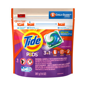 Tide Pods 31 Count Power Clean Formula para cargas diarias Cápsulas de disolución rápida con eliminación integrada de manchas y olores - Product Image 6