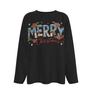 เสื้อฮู้ดสวมหัวสำหรับผู้ชายเทศกาลคริสต์มาส100% สบายผ้าโพลีเอสเตอร์พร้อมโลโก้แบบกำหนดเอง - Product Image 2