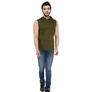 เสื้อกล้ามมีฮู้ดสำหรับผู้ชาย,เสื้อแขนกุดน้ำหนักเบาสำหรับใส่ออกกำลังกายสร้างกล้ามเนื้อแฟชั่น - Product Image 3