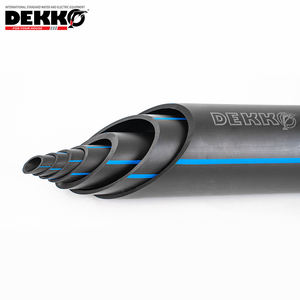DEKKO PN25, tubería de PVC HDPE negra de alta calidad, Material UPVC para suministro de drenaje de agua, moldeado de tubos de plástico estándar DIN - Product Image 4
