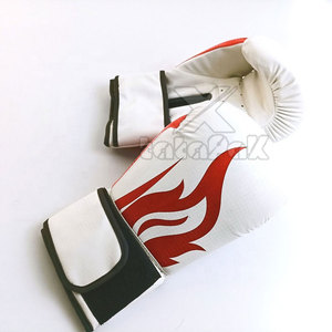 ถุงมือชกมวยทนทานวัสดุหนังทนทานคุณสมบัติกันน้ำสำหรับฉากกลางแจ้ง - Product Image 2