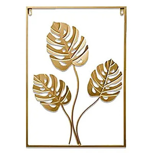 Vente chaude 2025 Design moderne plante feuilles Art mural pour la maison hôtel et bureau décoration haute qualité Top vente décor à la maison - Product Image 4