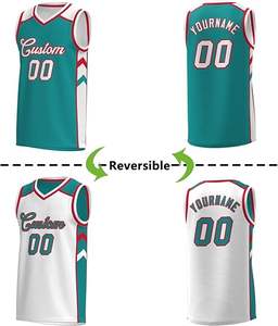 ชุดบาสเก็ตบอลสำหรับผู้ชายและเยาวชนชุดเสื้อพิมพ์ลายดีไซน์ชุดกีฬาตามสั่ง2025 OEM - Product Image 5