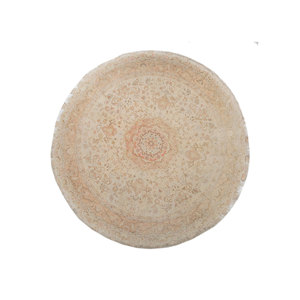 Aalam Hand Knotted Wool & <b>Silk</b> Rugs <b>Red</b> & Orange Medallion Rectangle Puzzle Patterns for Home for Living Room Hallway-Pae-6306 - Product Image 1