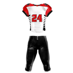 Uniforme de fútbol americano acolchado deportivo, pantalones de malla transpirable, construcción flexible, ropa de entrenamiento - Product Image 1