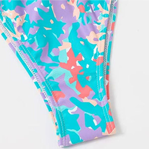 Conjunto de Bikinis Estampados, Traje de Baño con Espalda Descubierta, Lazos Laterales Ajustables, Conjunto de Bikinis Sexys para Mujer 2025 - Product Image 4