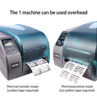 G6000 label printer termal kode batang 600dpi HD printer cocok untuk matte kertas perak pelat tembaga kertas perhiasan stiker