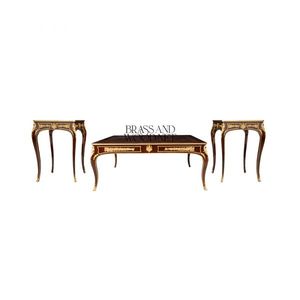 Juego de Mesa de Centro y Mesa Auxiliar de Madera Clásica de Lujo - Product Image 1