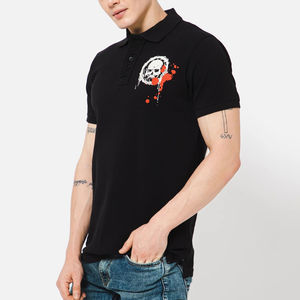 Nouvelle mode polos de golf pour hommes logo personnalisé décontracté Streetwear à manches courtes gaufré t-shirt polos imprimés de haute qualité - Product Image 4