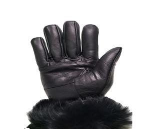 Guantes de Mujer de Piel de Oveja Genuina para Invierno, Cálidos, Personalizados, Precio Económico al por Mayor - Product Image 2