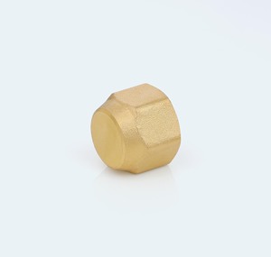 BrassBlizz Écrou à embout évasé 5/8 X 5/8, filetage 7/8-14, 45° °   Raccord en laiton SAE 1000 PSI pour la climatisation et la réfrigération - Product Image 1