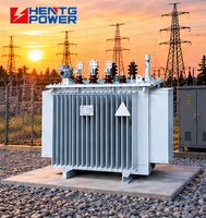 Transformateur triphasé immergé dans l'huile anti-interférences 315 kVA 11 kV / 415 V 100 kVA pour la distribution d'énergie basse tension