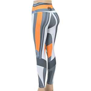 ODM Custom Printed <b>Women</b> Polyester Spandex <b>Legging</b> High Waist Sublimation Yoga Pant <b>with</b> <b>Pocket</b> All Season Gym Workout Clothing - Product Image 2