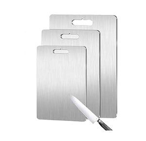 เขียงสแตนเลส304/316เขียงหั่นสี่เหลี่ยมเป็นมิตรกับสิ่งแวดล้อม - Product Image 6