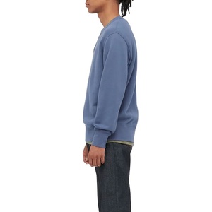 เสื้อสเวตเชิ้ตคอกลมผ้าฟลีซปักโลโก้ตามสั่งสำหรับผู้ชาย ผลิตจากผ้าฝ้ายผสมโพลีเอสเตอร์ เป็นมิตรต่อสิ่งแวดล้อม ทรงโอเวอร์ไซส์ ไซส์พลัส - Product Image 4