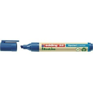 Marcadores EDDING 32 EcoLine Azules de 1-5 mm para Flipcharts - Product Image 1