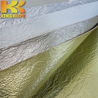 Tissu en cuir PU gaufré, doux et imperméable pour sacs à main, bagages, canapés, chaussures KINGHOPE